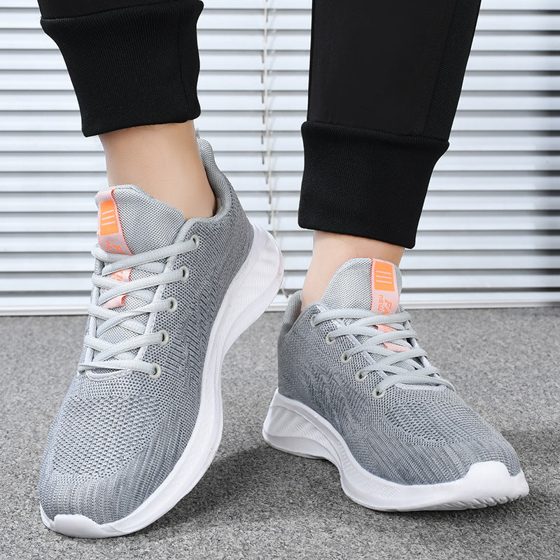 2026春秋男士透气网面跑步休闲鞋